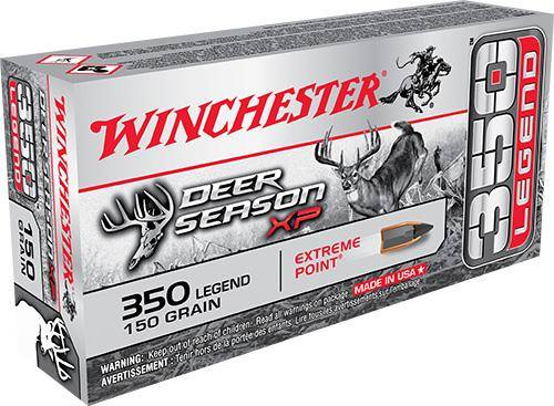 Winchester Deer Season XP Rifle Ammunition .350 Legend 150 gr PT 2325 fps 20/ct