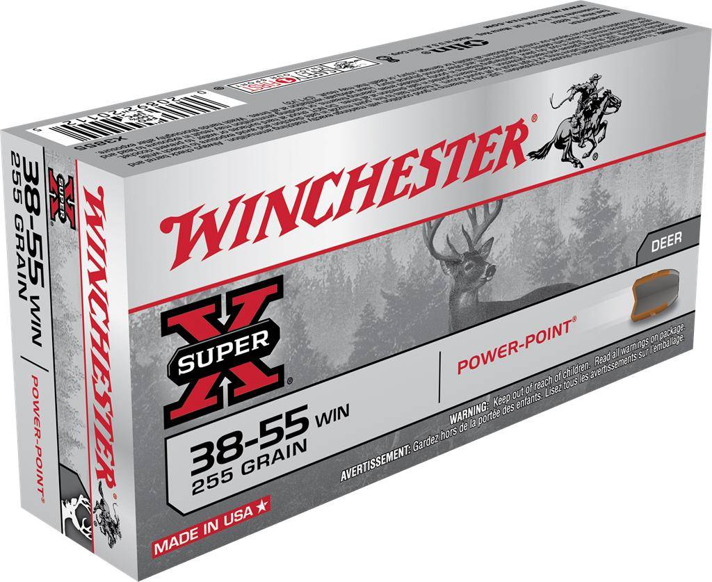 Winchester Super-X Rifle Ammunition .38-55 Win 225 gr. SP 1320 fps 20/ct