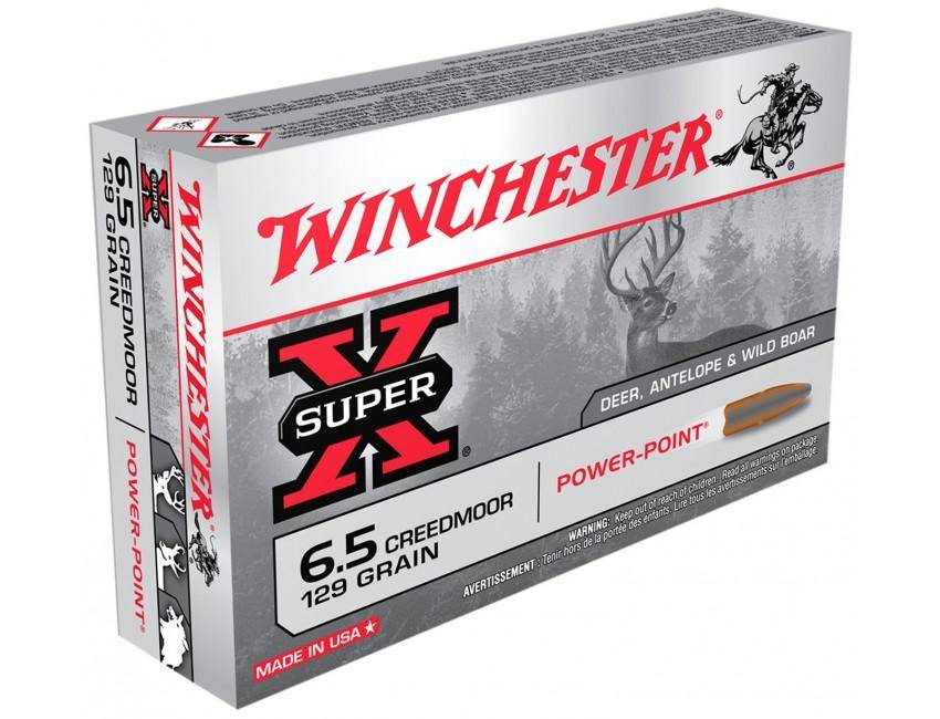 Winchester Super X Rifle Ammunition 6.5 Creedmoor 129 gr. PSP 2820 fps 20/ct