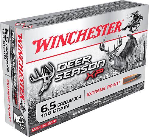 Winchester Deer Season XP Rifle Ammunition 6.5 Creedmoor 125 gr. PT 2850 fps 20/ct