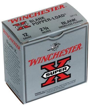 Winchester Super-X Blank Cartridges 12 ga 2-3/4" Smokeless 25/ct