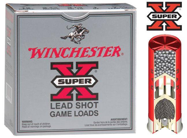 Winchester Super-X Heavy Game Shotshells 12 ga 2-3/4" 1-1/4 oz 1220 fps #8 25/ct