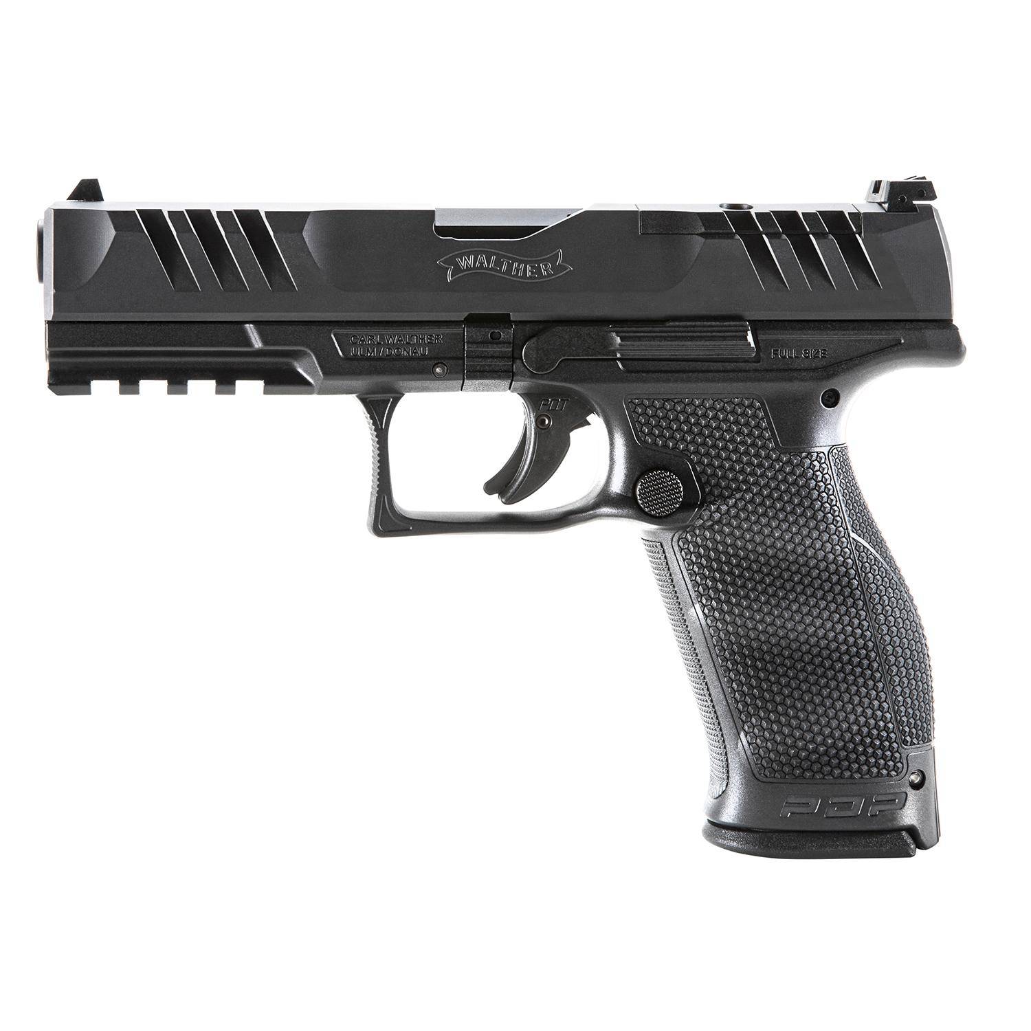 Walther PDP Full Size Optic Ready Handgun 9mm Luger 10rd Magazine(2) 4.5" Barrel Black Polymer CA Compliant - Image 2