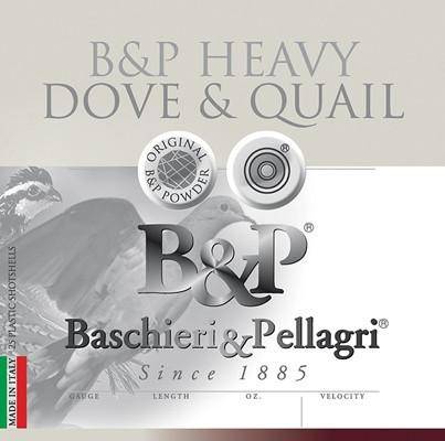 B&P Dove & Quail Shotshells 12 ga 2-3/4 In 1-1/8 oz #8 1255 fps 25/ct