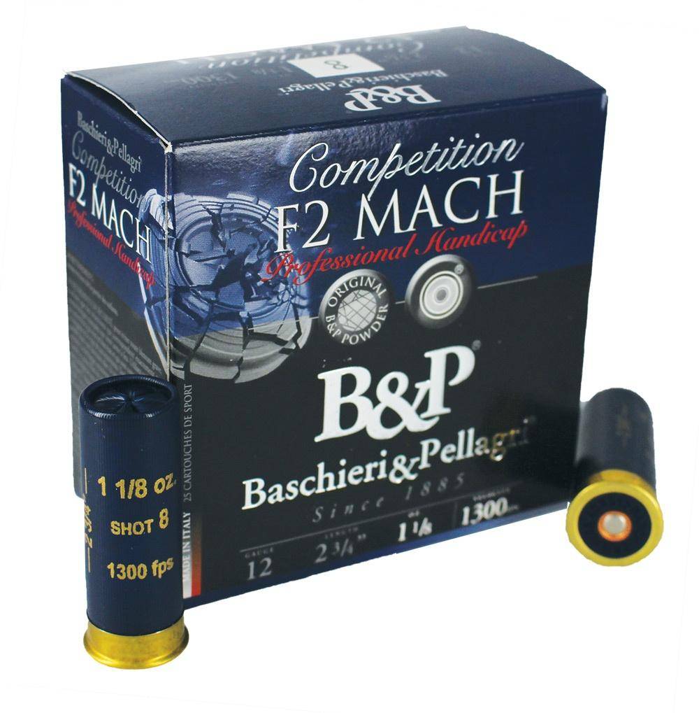 B&P Mach Professional Handicap Shotshells 12ga 2-3/4 " 7/8oz 1365 fps #7.5 25/ct