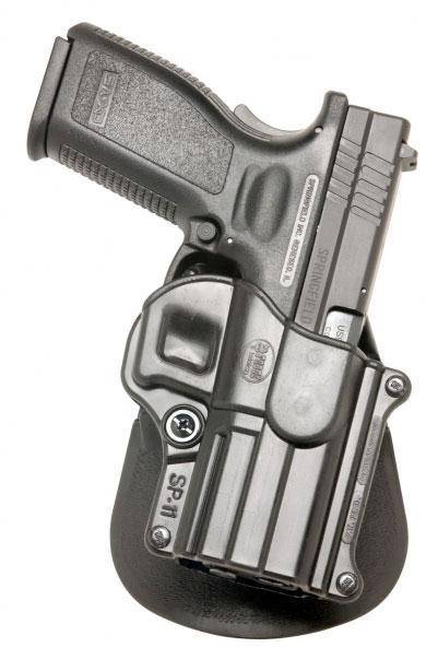 Fobus Standard Paddle Holster for Springfield XD Black Left Hand