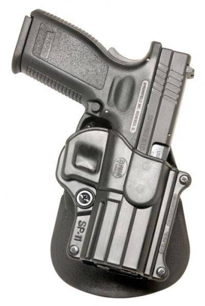 Fobus Standard Paddle Holster for Springfield XD Black Right Hand