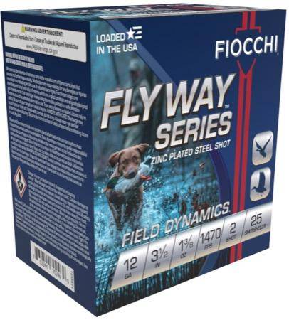 Fiocchi Flyway Steel Shotshells 12 ga 3-1/2" 1-3/8oz 1470fps #2 25/ct