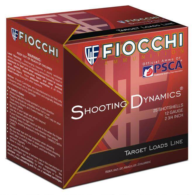 Fiocchi Exacta Light Shooting Dynamics Shotshells 12ga 2-3/4 in 1-1/8oz 1165 fps #9 25/ct