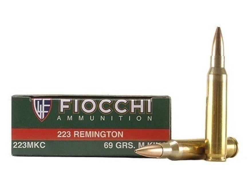 Fiocchi Hyperformance Match Rifle Ammunition .223 Rem 69 gr HPBT 2850 fps 20/ct