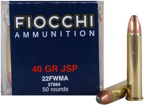Fiocchi Magnum Shooting Dynamics Rimfire Ammunition .22 WMR 40 gr. JSP 1910 fps 50/ct