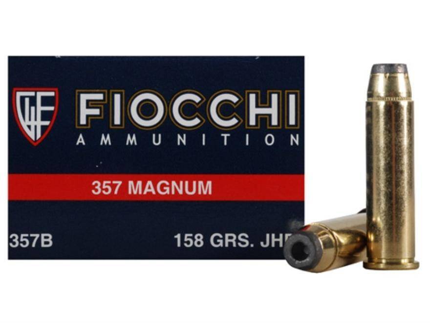 Fiocchi Pistol Shooting Dynamics Handgun Ammunition .357 Mag 158 gr JHP 1220 fps 50/rd