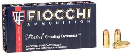 Fiocchi Defense Dynamics Handgun Ammunition .380 ACP 90 gr JHP 975 fps 50/ct