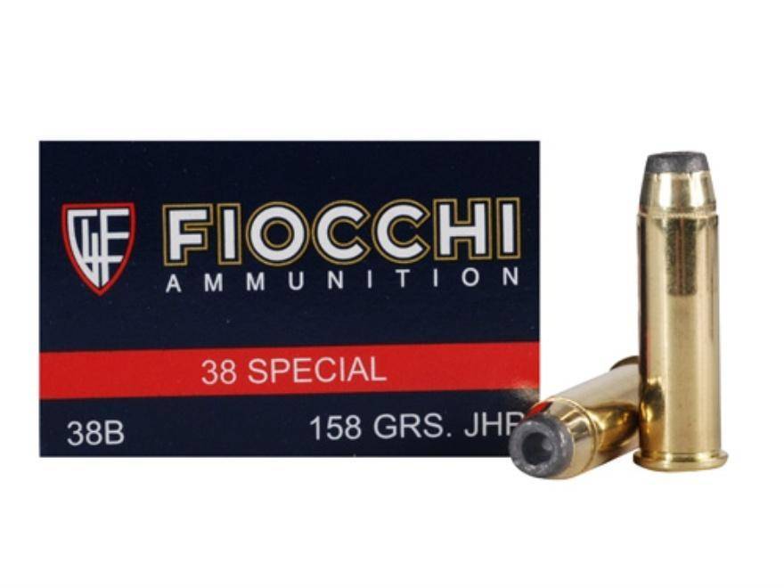 Fiocchi Defense Dynamics Handgun Ammunition .38 Spl 158 gr JHP 850 fps 50/ct