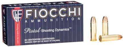 Fiocchi Pistol Shooting Dynamics Handgun Ammunition .38 Spl 158 gr FMJ 730 fps 50/rd