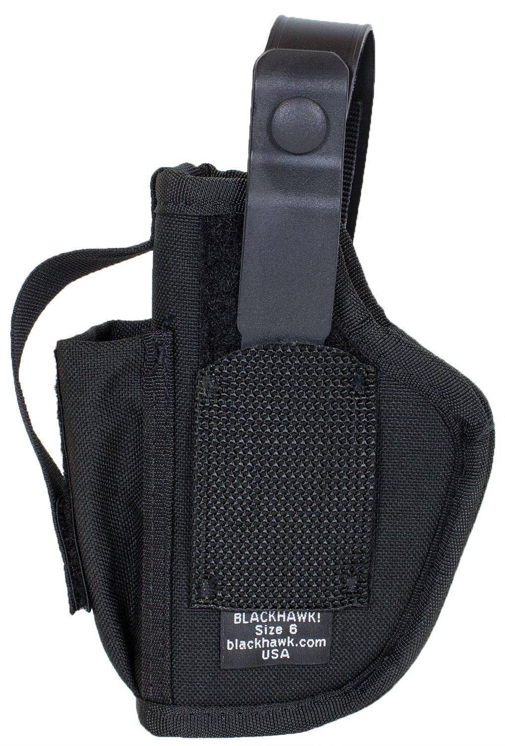 Blackhawk Nylon Multi Use Holster for 3.25-3.75" Barrel Medium/Large Autos Black Ambi