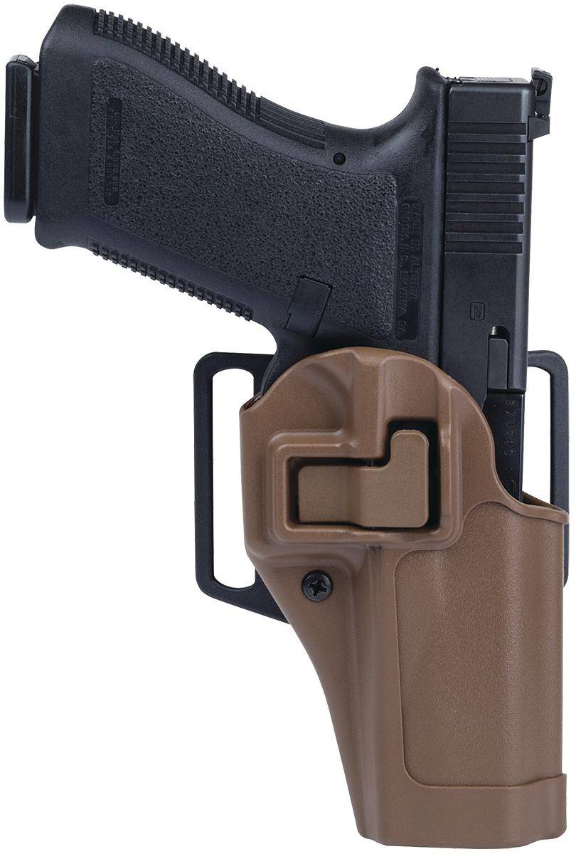 Blackhawk! SERPA CQC OWB Holster Glock 20/21/37 and S&W M&P .45/9/.40 Coyote Tan RH