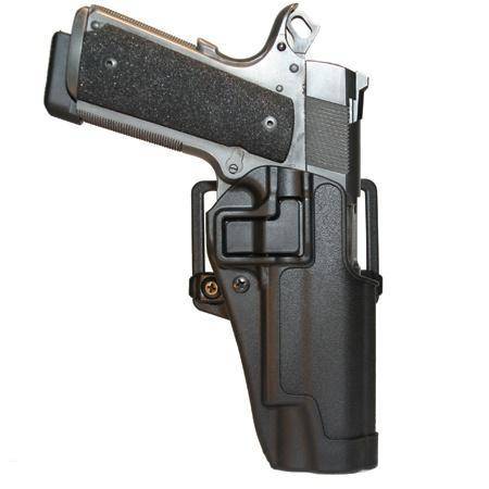 Blackhawk! SERPA CQC OWB Holster Colt 1911 Commander & Clones Black RH