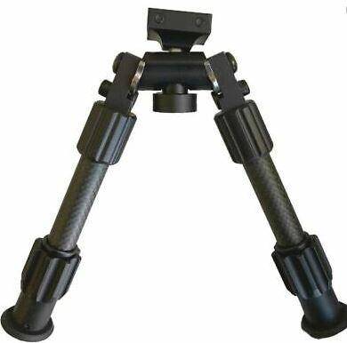 Truglo Tac-Pod Carbon Bipod 6"-9" Picatinny Mount Black