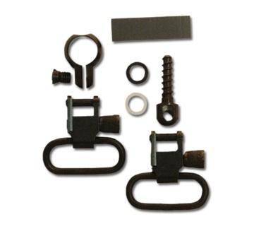 Grovtec One Piece Barrel Band Swivel Sets .645" to .660" Black