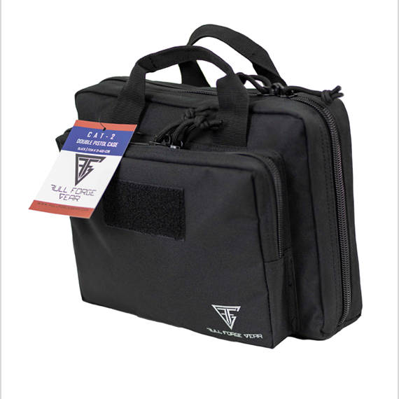 Full Forge Gear CAT-2 Double Pistol Case Black