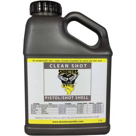 Shooters World Clean Shot Pistol Powder-  5lb