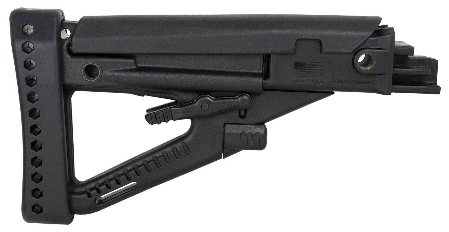 ProMag Archangel Opfor AK Series 4 Position Adjustable Butt Stock with Recoil Pad Black