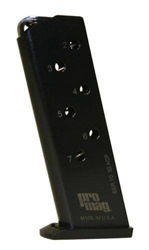 ProMag Beretta 3032 Tomcat Magazine .32 ACP Blued Steel 7/rd