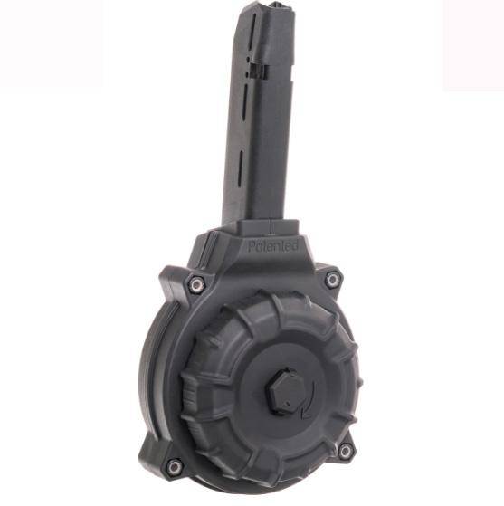 ProMag Handgun Magazine Drum Black Polymer For Glock 22 / 23 .40 S&W 50/rd