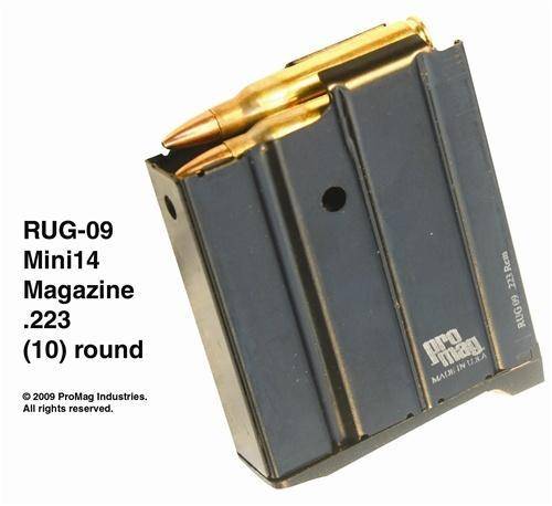 ProMag Ruger Mini-14 Magazine .223 Blued Steel 10/rd