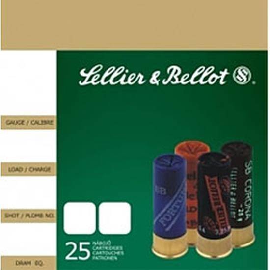 Sellier & Bellot Shotshells 12 ga 2-3/4" 9 plts 1214 fps #00 25/ct