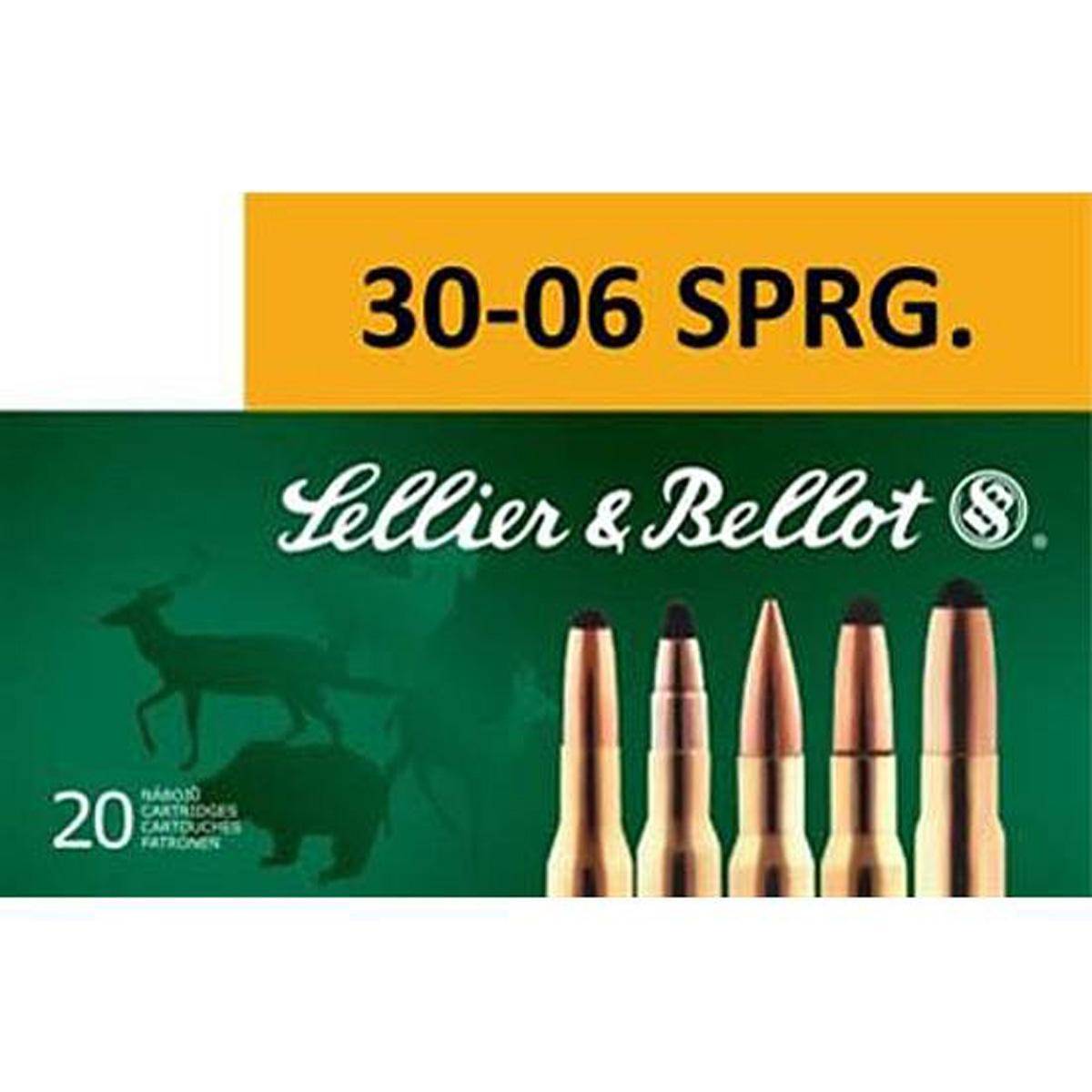Sellier & Bellot Rifle Ammunition .30-06 Sprg 180 gr SPCE 20/ct