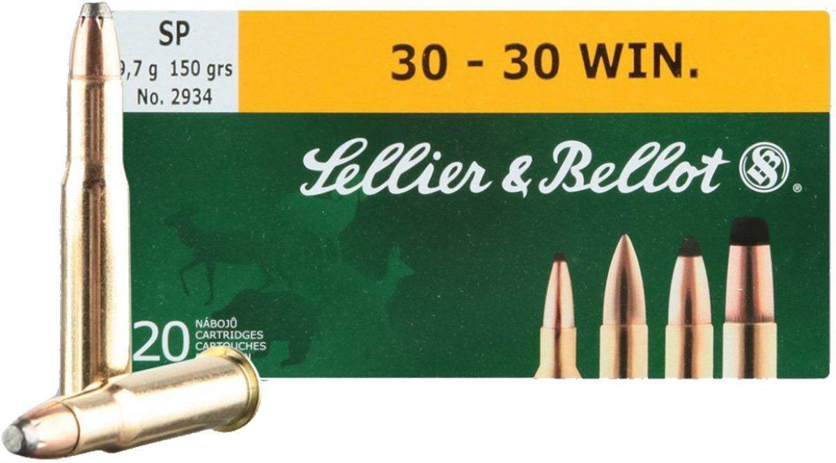 Sellier & Bellot Rifle Ammunition .30-30 Win 150 gr SP 1030 fps 20/ct