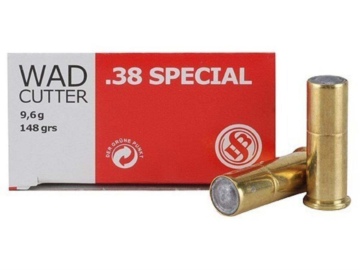 Sellier & Bellot Pistol & Revolver Ammo .38 Spl 148 gr WC 50/ct