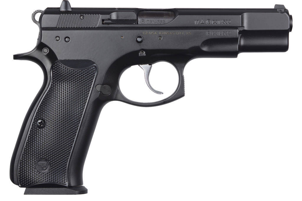 CZ 75 BD Handgun 9mm Luger 10rd Magazine 4.6" Barrel Black Fixed Sights CA Compliant