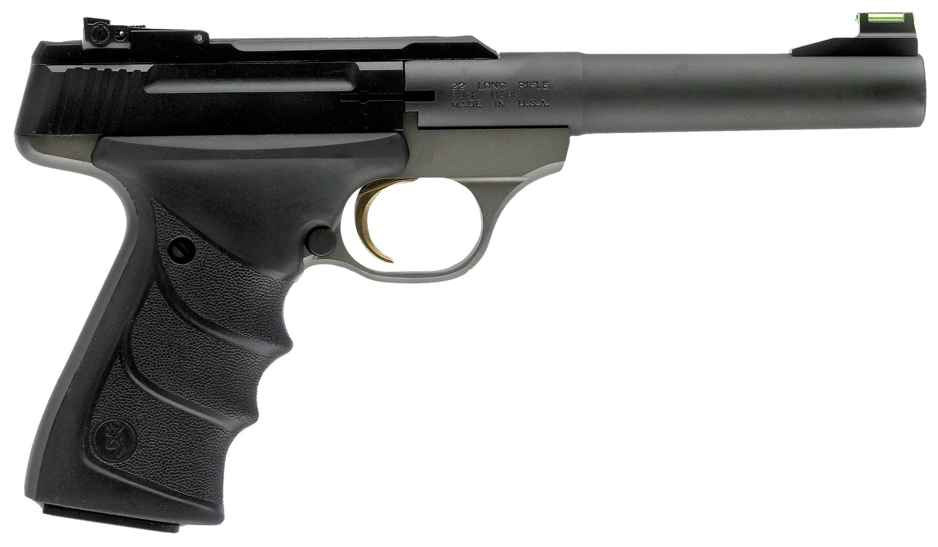 Browning Buck Mark Practical URX CA Compliant Handgun .22LR 10rd Magazine 5.5" Barrel Front Fiber Optic