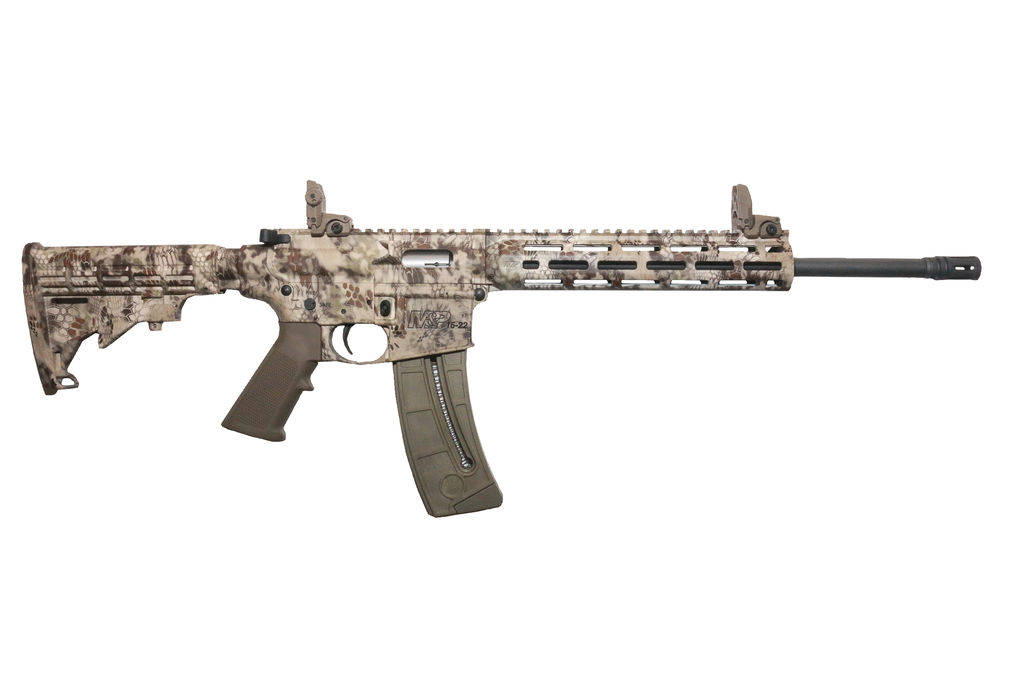 S&W M&P15-22 Sport Rifle .22 LR 25rd Magazine 16.5" Barrel Kryptek Highlander