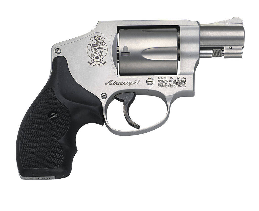 Smith & Wesson M642 Handgun .38 Special 5rd Capacity 2" Barrel Silver with Black Grip No Lock