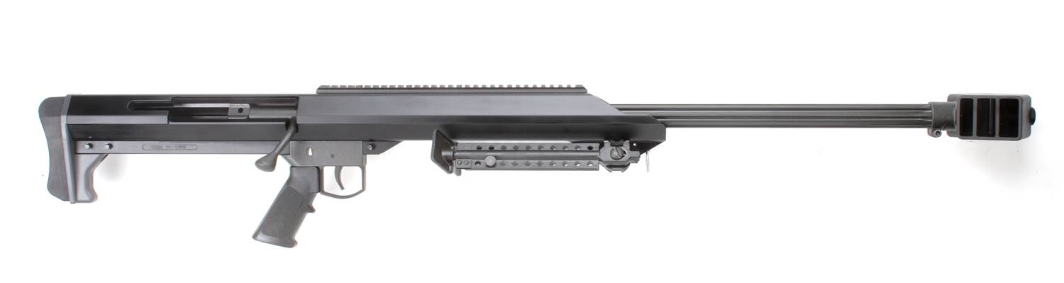 Barrett Model 99 Rifle 50 BMG Single Shot 29" Fluted Barrel Black Finish w/Bipod and Pelican Hardcase