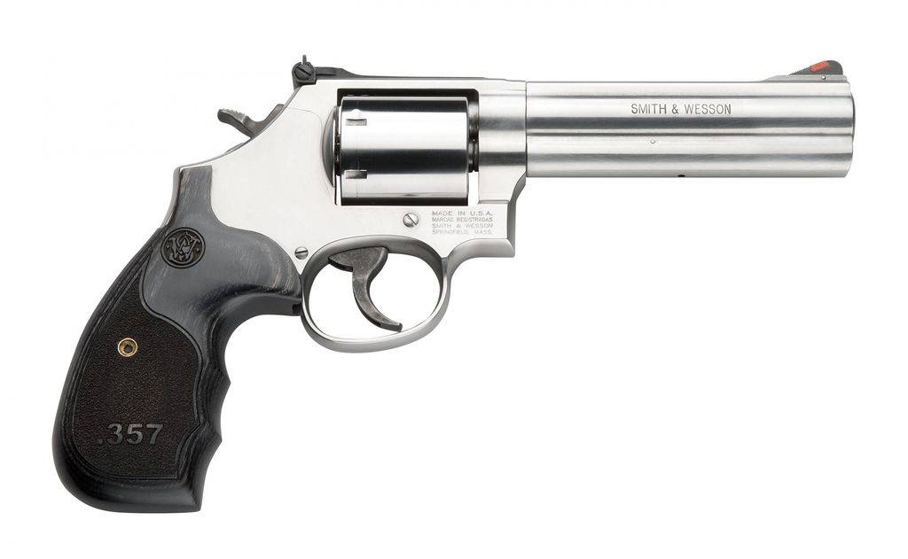 S&W 3-5-7 Magnum Series 686 Plus Handgun .357 Mag 7rd Capacity 5" Barrel Stainless Finish