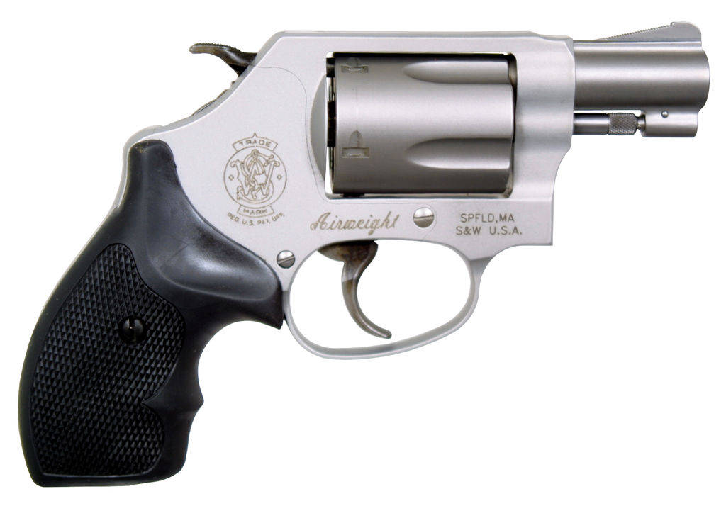 Smith & Wesson M637 Chief's Special Airweight Handgun 38 Spl(+P) 5rd Capacity 2" Barrel Silver with Black Grips