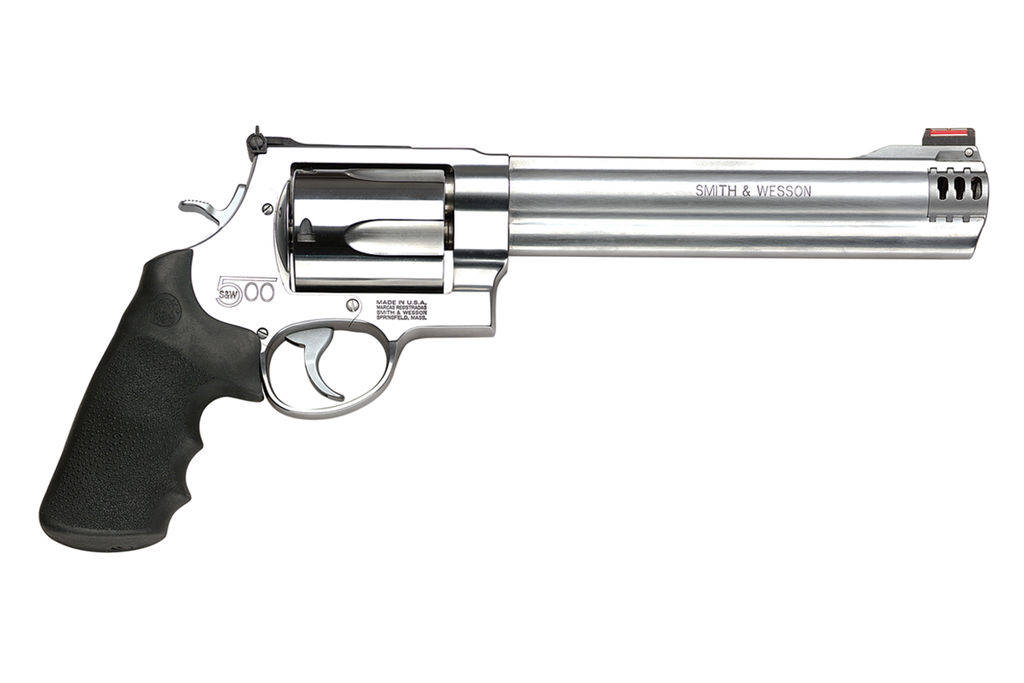S&W M500 Handgun .500 S&W MAG 5rd Capacity 8.38" Ported Barrel Satin Stainless Finish