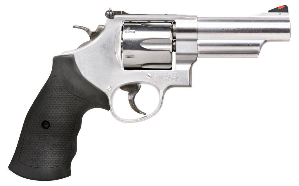 Smith & Wesson N-Frame Model 629 Handgun .44 Mag 6rd Capacity 4" Barrel Silver with Black Grip