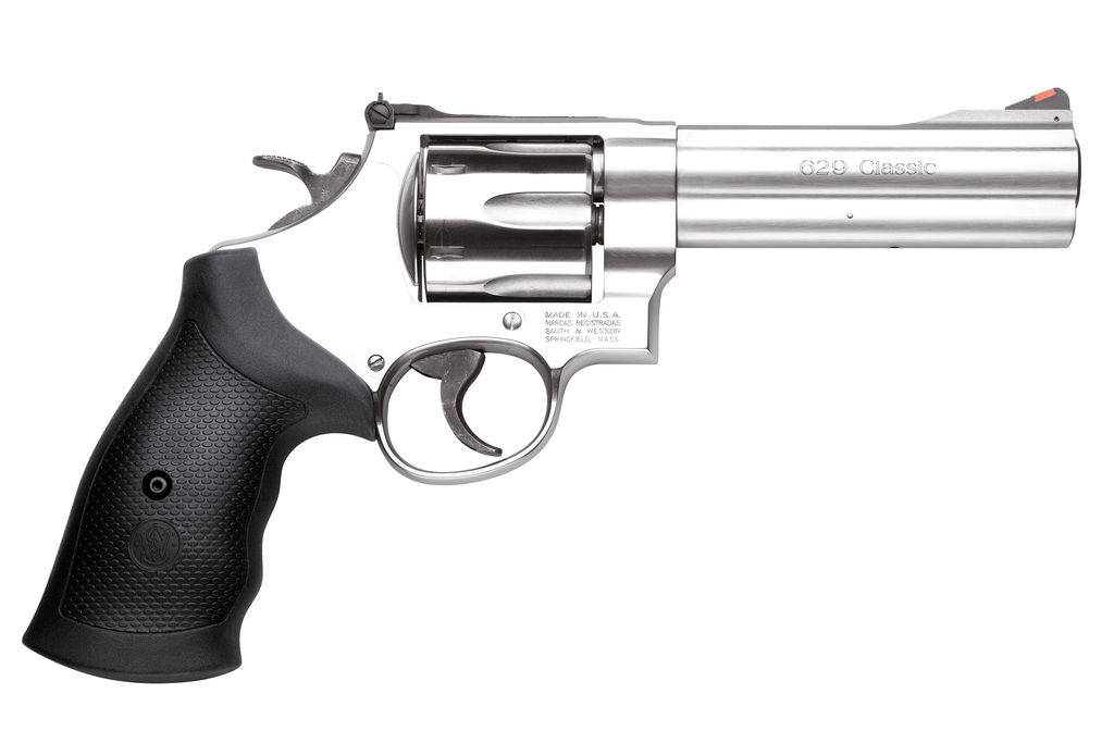 Smith & Wesson N-Frame Model 629 Handgun .44 Mag 6rd Capacity 5" Barrel Silver with Black Grip
