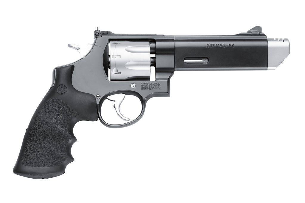 S&W PC M627 VCOMP Handgun .357 MAG 8rd Capacity 5" Barrel  Two-Tone Finish