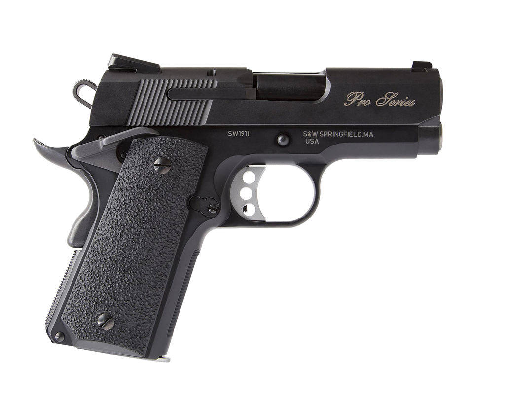 S&W PC Pro Series SW1911 Subcompact Handgun 9mm Luger 8rd Magazine 3" Barrel