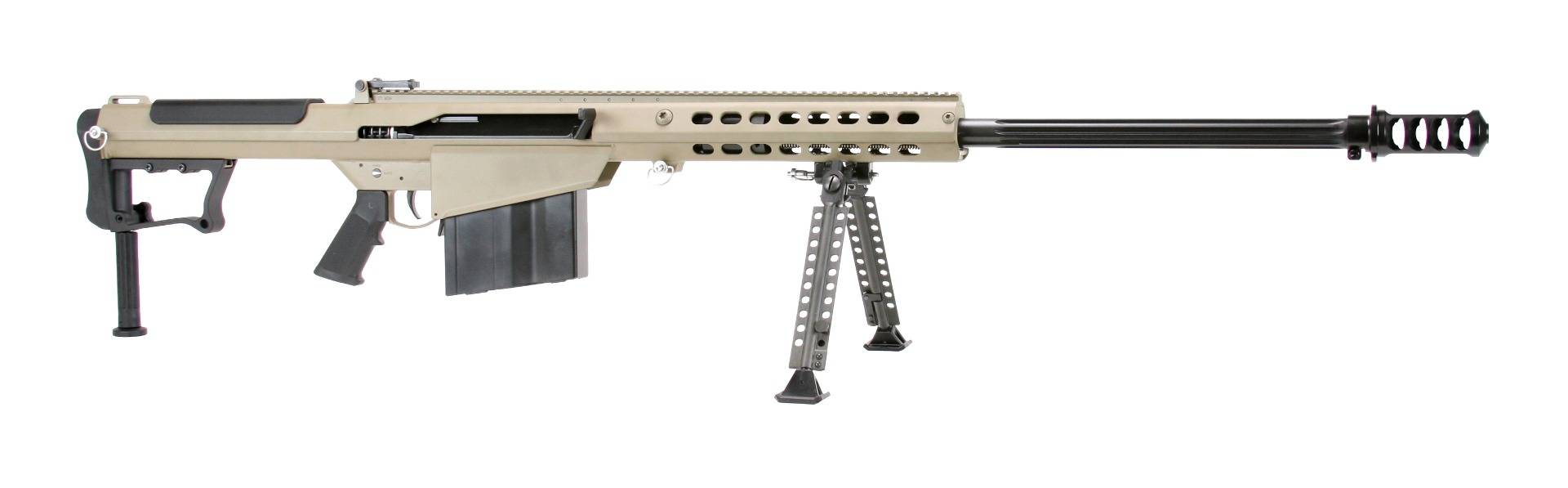 Barrett M107A1 Rife 50 BMG 10rd(1) Magazine 29" Fluted Barrel FDE Cerakote