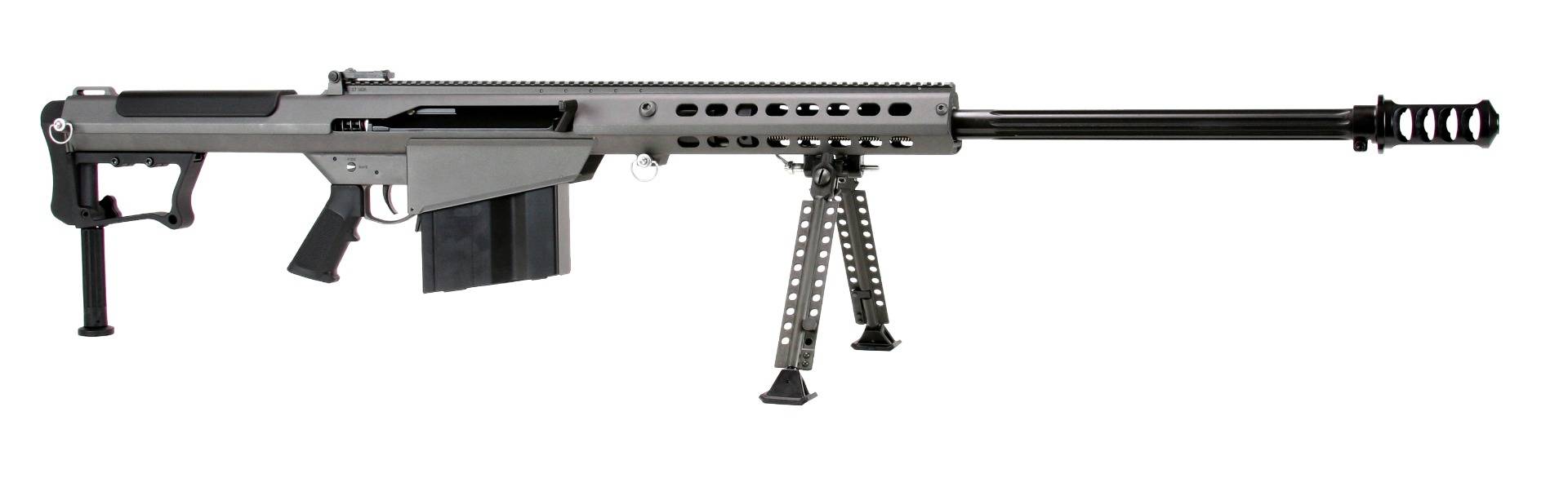 Barrett M107A1 Rife 50 BMG 10rd(1) Magazine 29" Fluted Barrel Tungsten Grey Cerakote