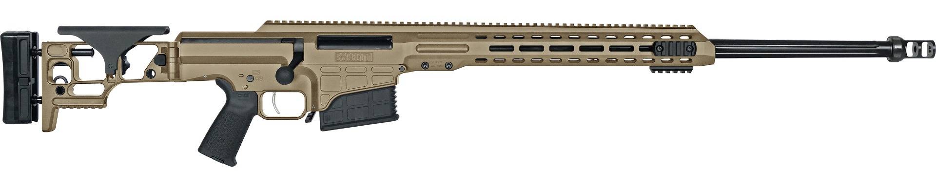 Barrett MRAD Folding Stock Rifle .338 Lapua Magnum 10rd Magazine(2) 26'' Fluted Barrel FDE Finish