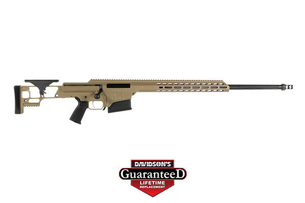 Barrett SMR MRAD Fixed Stock Rifle .338 Lapua Magnum 10rd Magazine(1) 26'' Fluted Barrel FDE Finish